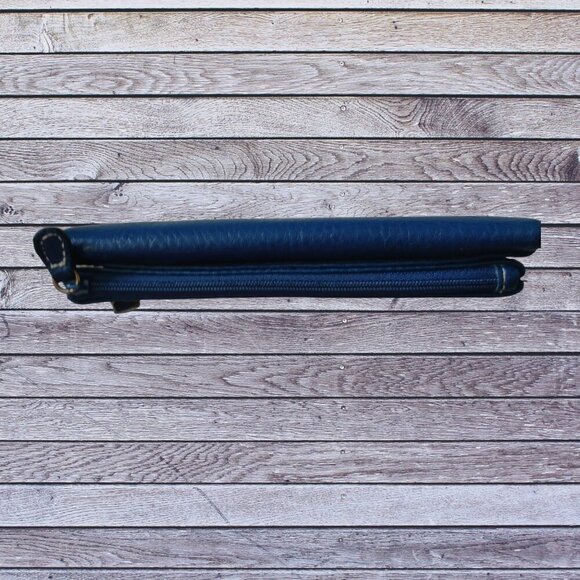 Women's Blue Hearts Love Colorful Bifold Wallet Credit Card - Picture 3 of 6